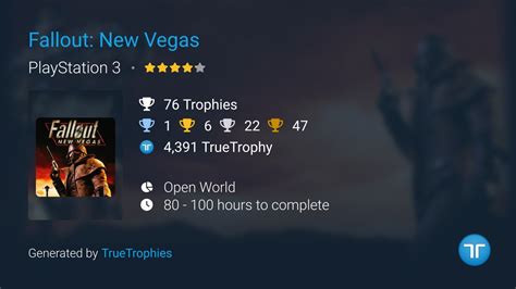 fallout new vegas trophies|fallout new vegas trophies list.